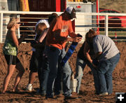 Unrolling. Photo by Dawn Ballou, Pinedale Online.