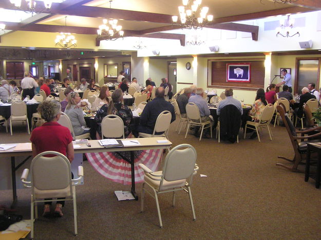 Reagan Day Dinner. Photo by Bob Rule, KPIN 101.1 FM Radio.