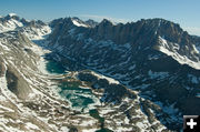 Titcomb Basin. Photo by Rita Donham, Wyoming Aero Photo.