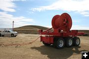 Drill line. Photo by Dawn Ballou, Pinedale Online.