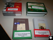 Historical Society books. Photo by Dawn Ballou, Pinedale Online.