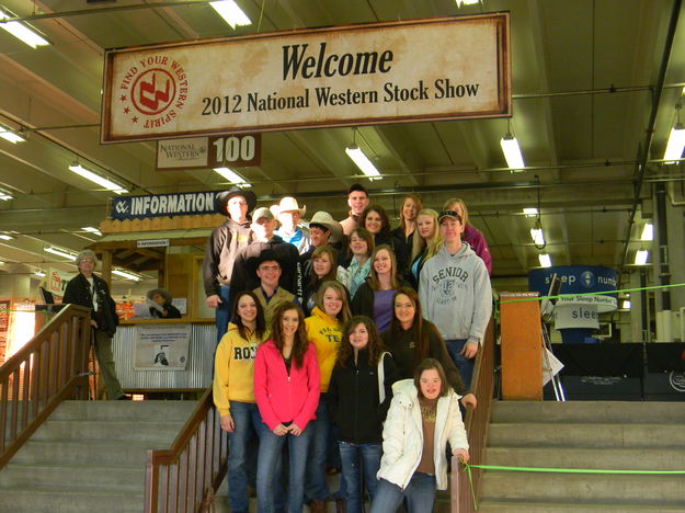 National Western Stock Show. Photo by Brookely Schamber, Pinedale FFA.