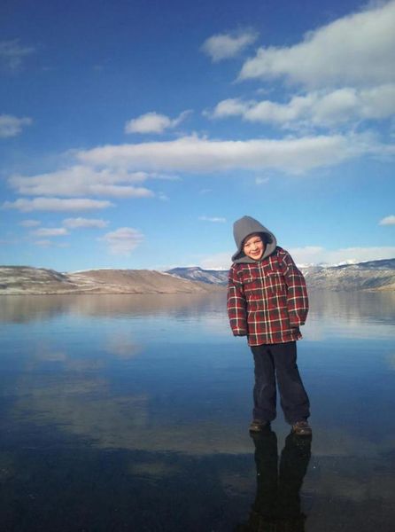 Walking on water. Photo by Matthew Daniels.