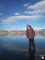 Walking on water. Photo by Matthew Daniels.