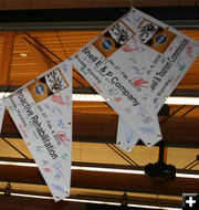 Banner sponsors. Photo by Dawn Ballou, Pinedale Online.