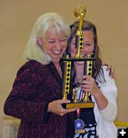 Science Fair Best in Show. Photo by Travis Pearson, Pinedale Roundup.