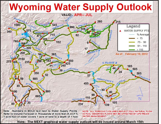 2012 Water Outlook. Photo by National Weather Service.