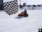 Checkered flag. Photo by Synve Mitchell.