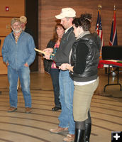 Straw Vote results. Photo by Dawn Ballou, Pinedale Online.