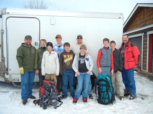 Winter Klondike. Photo by Robert Lenz, Scoutmaster, Troop 1.