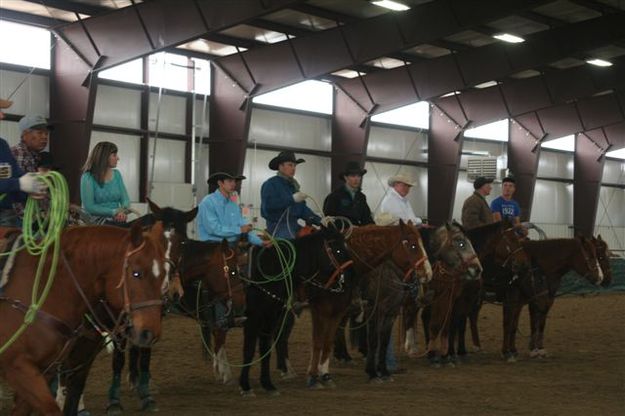 Lined up. Photo by Carie Whitman, Crossfire Arena.