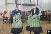 Drawpot roping winners. Photo by Carie Whitman, Crossfire Arena.