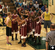 Helping Tyler. Photo by Dawn Ballou, Pinedale Online.