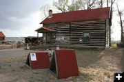 Interpretive signs. Photo by Dawn Ballou, Pinedale Online.