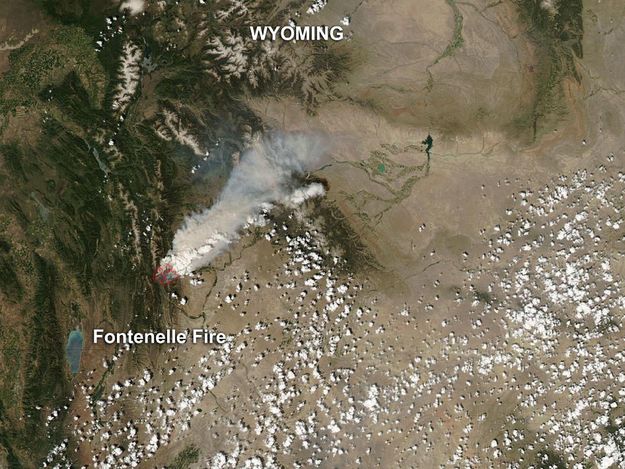 Fontenelle Fire. Photo by NASA Goddard Space Flight Center .