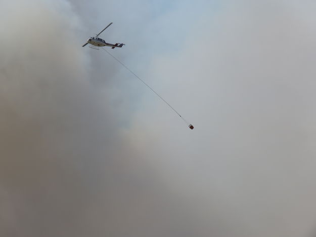 Fire helicopter. Photo by Ben Bannister.