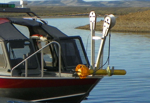 Side-scan sonar. Photo by Sweetwater County Sheriffs Office.