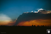 Smoke over Big Piney. Photo by Kyle Ford.