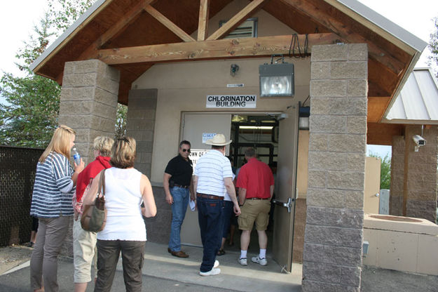 Chlorination Building. Photo by Dawn Ballou, Pinedale Online.