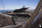 Collapsed Lookout. Photo by Dave Bell.