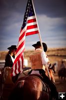 American flag. Photo by Tara Bolgiano, Blushing Crow Photography.