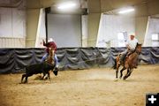 Team Roping. Photo by Tara Bolgiano, Blushing Crow Photography.