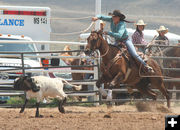 Breakaway Roping. Photo by Pinedale Online.