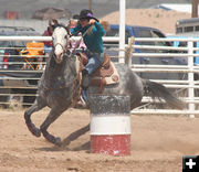 Barrel Racing. Photo by Pinedale Online.