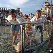 Squeeeeeeeeee. Photo by JoLee Springman, Pinedale Roundup.