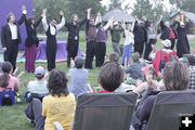 Wyoming Shakespeare Festival Company. Photo by Tim Ruland, Pinedale Fine Arts Council.