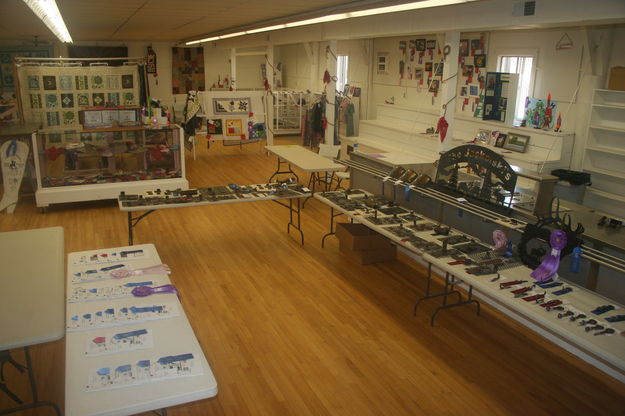 Exhibit Hall. Photo by Dawn Ballou, Pinedale Online.