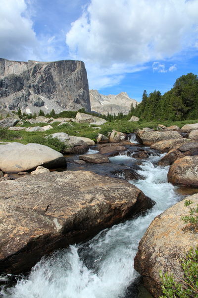 Baptiste Creek. Photo by Fred Pflughoft .