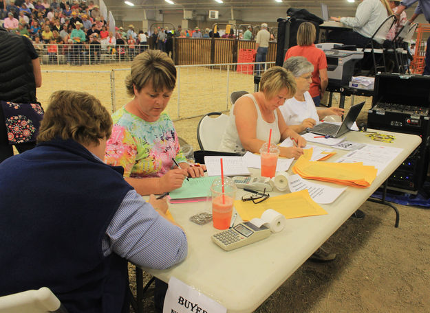 Sale Table. Photo by Dawn Ballou, Pinedale Online.