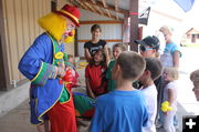 Lanky the Clown. Photo by Dawn Ballou, Pinedale Online.