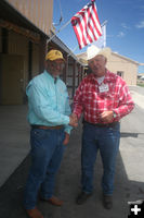 Albert and Doug. Photo by Dawn Ballou, Pinedale Online.