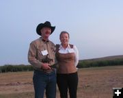 Bob Budd honored. Photo by Wyoming Stock Growers Land Trust.