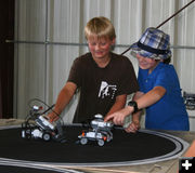 Sumo-robotics. Photo by Dawn Ballou, Pinedale Online.