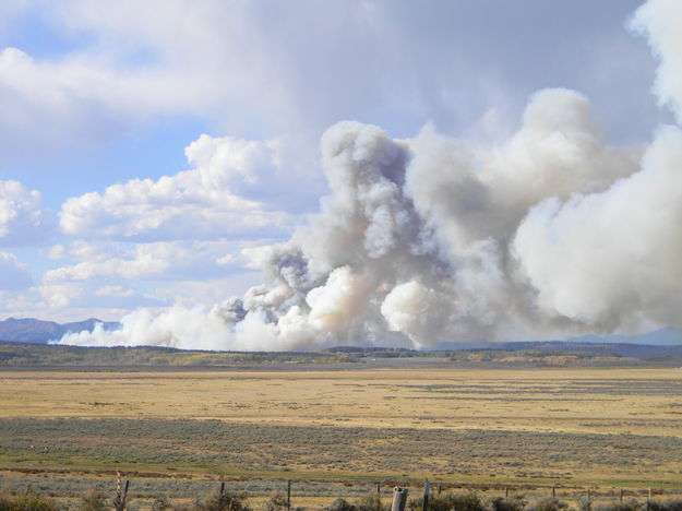 Chall Creek Fire. Photo by Mellisa Watson.