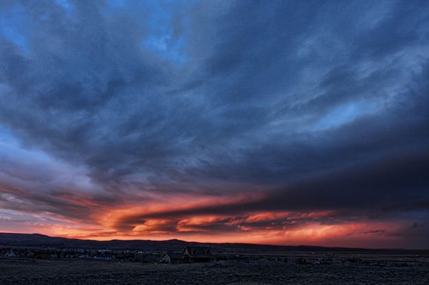 Cold front. Photo by Dave Bell, Pinedale Online.