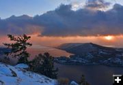 Last light over Fremont Lake. Photo by Dave Bell.