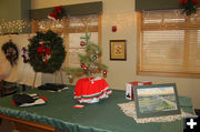 Raffle items. Photo by Dawn Ballou, Pinedale Online.