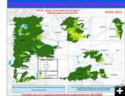 April 2013 flooding potential. Photo by Jim Fahey, NOAA.