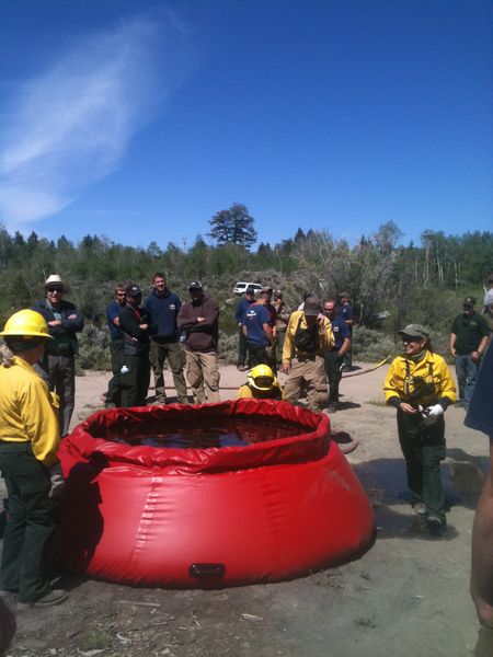 Fire Training Exercise. Photo by TJ Hunt.