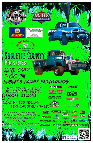 Truck and Tractor Pull. Photo by Sublette County.