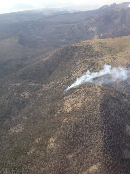 Kendall Mountain Fire. Photo by Bridger-Teton National Forest.