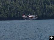 Fire plane. Photo by Kristi Dixon, Half Moon Lake Lodge.