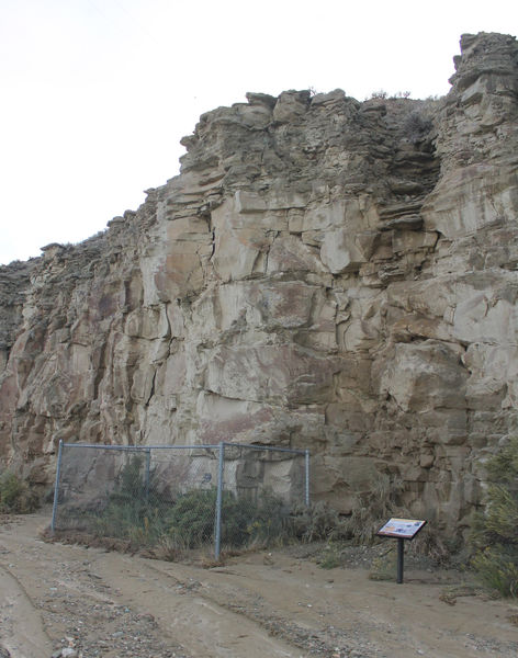 Jim Bridger marker. Photo by Dawn Ballou, Pinedale Online.