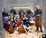 Portland Cello Project. Photo by Pinedale Fine Arts Council.