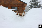 To the steps. Photo by Kendall Valley Lodge.