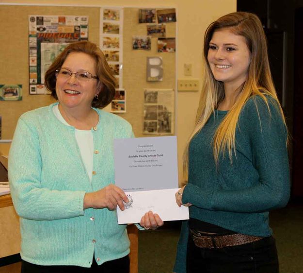 1st Place Senior Historical Paper. Photo by Dawn Ballou, Pinedale Online.